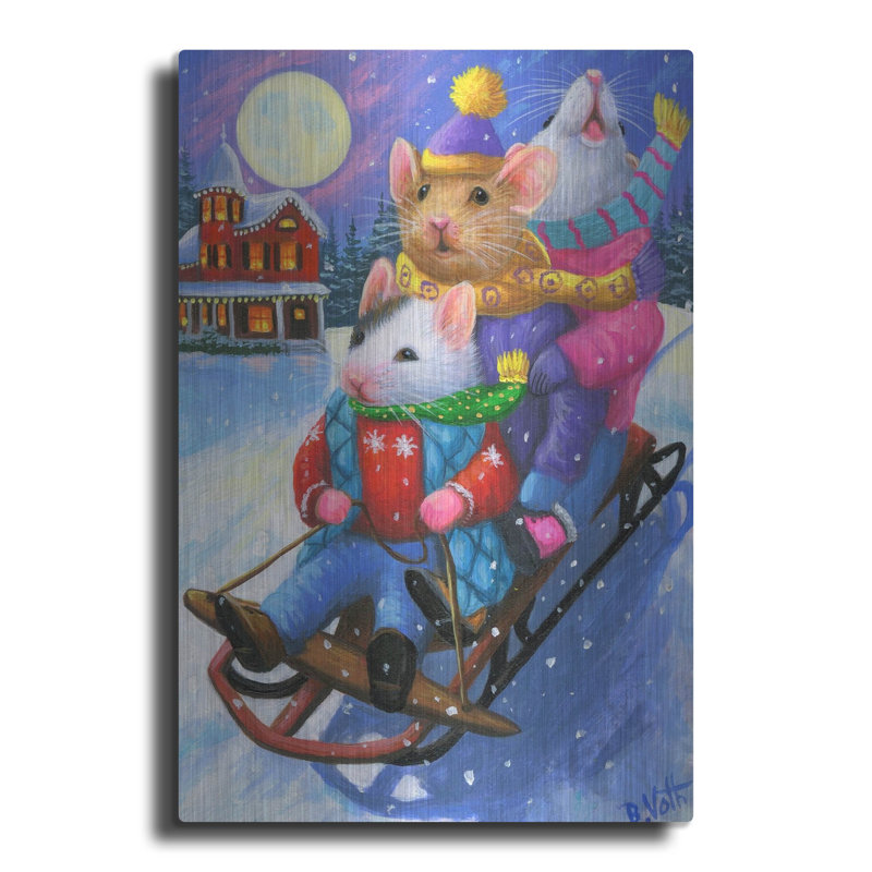 "Wheeeee3" par Bridget Voth, H 16 po x l 12 po