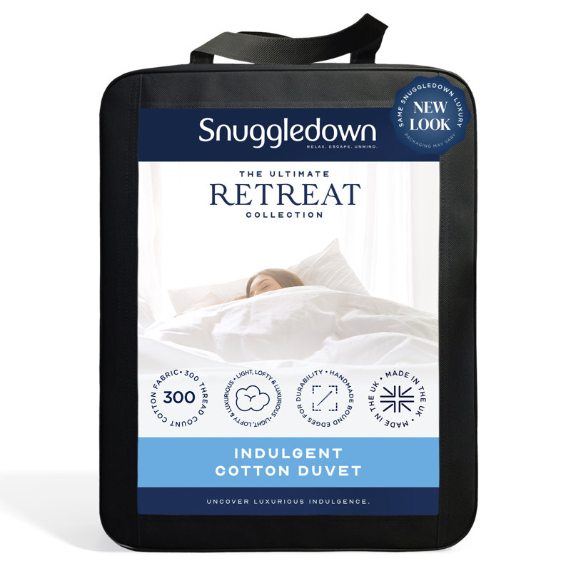 Retreat Indulgent Cotton 13.5 Tog Winter Duvet, Double