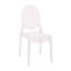 Extra Wide Resin All-Weather Ghost Banquet Chairs