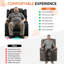 Fauteuil inclinable, berçant et pivotant à deux moteurs avec massage et chaleur, cuir PU noir, 1 fauteuil-2078088729