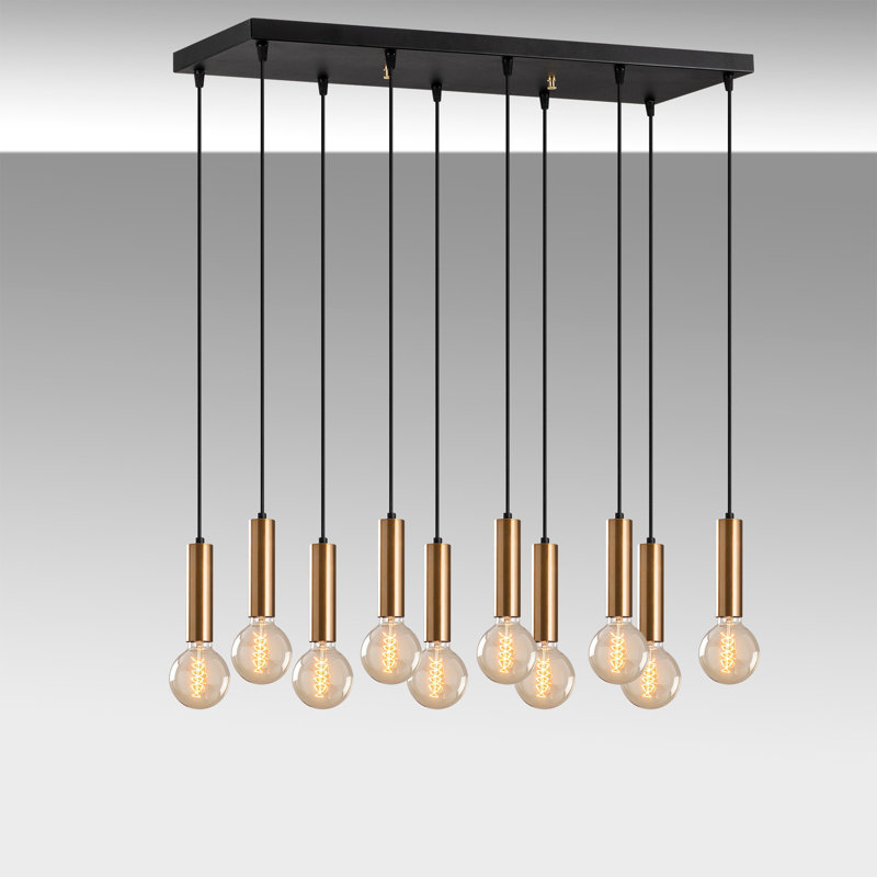 Breck 10 - Light Kitchen Island Pendant, Copper