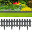 Bordures de jardin vidaXL 25 pièces anthracite 32,8 pi PP