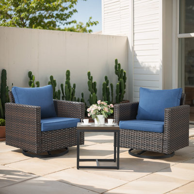 Nazime 2 Person Seating Group with Cushion