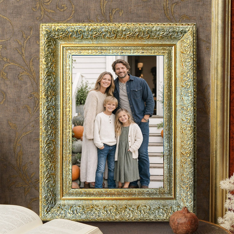 5" x 7" Antique Gold 1PC Graduation Picture Frame for Gallery Wall Decor, 5" W x 7" H, 1, Antique Gold