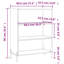 Northshire 90 cm H x 69.5 cm W Standard Bookcase-1724530360