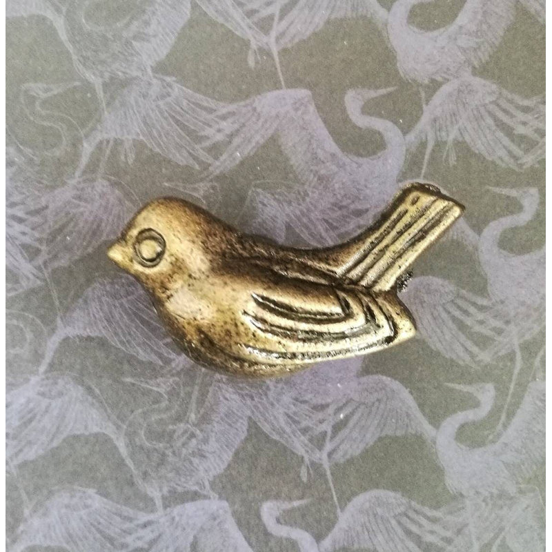 Antique Bronze Wren Knob