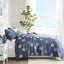 Literie en coton. Bleu marine / très grand Étoile de mer brodée et. . Lavable à la machine. . Coussin décoratif très grand en coton. Et rembourrage. Avec-122457730-122457728
