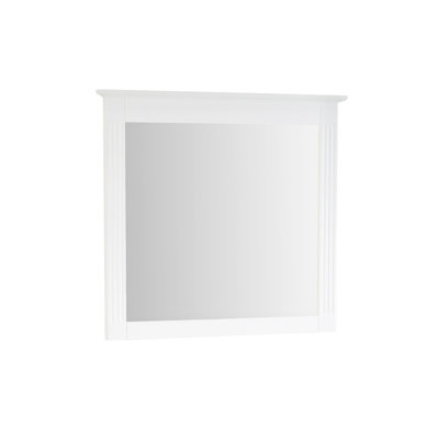Miroir rectangulaire moderne en bois massif avec cadre H 33 po