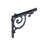 Jesup Scroll Wall Shelf Bracket-130181236