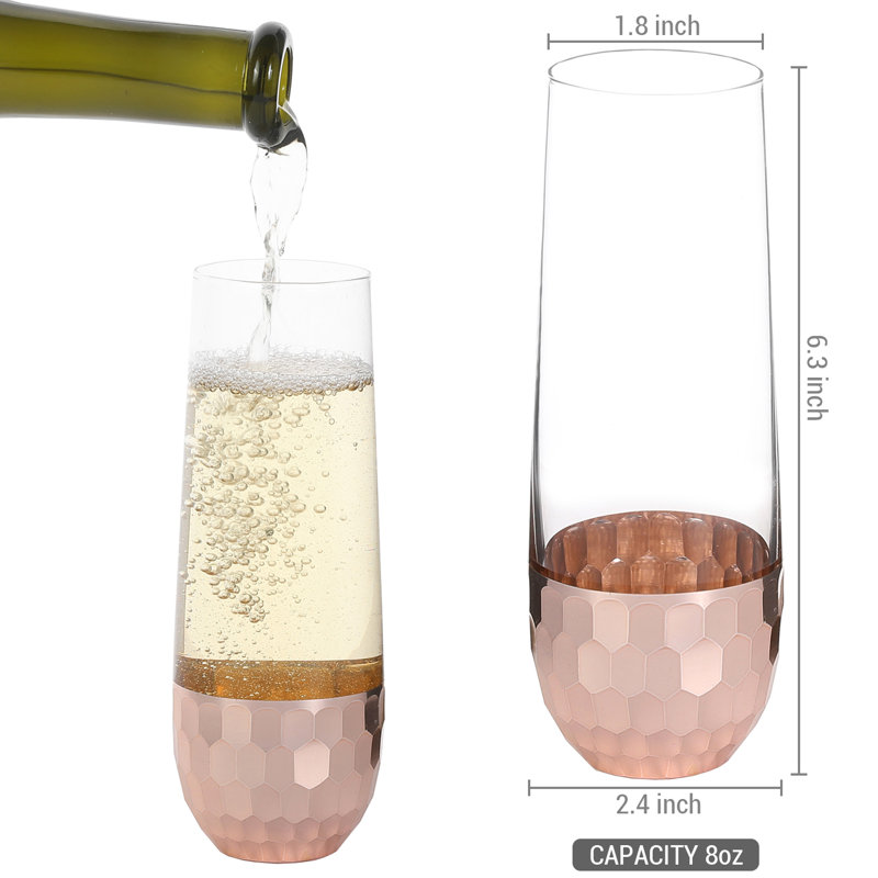 4 Piece 237ml Drinking Glass Set