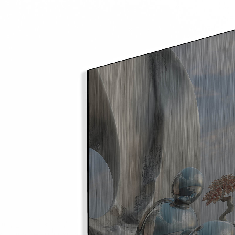 Art mural luxueux en métal «Focus» par r3darch0n, 16 po x 24 po, H 24 po x l 16 po