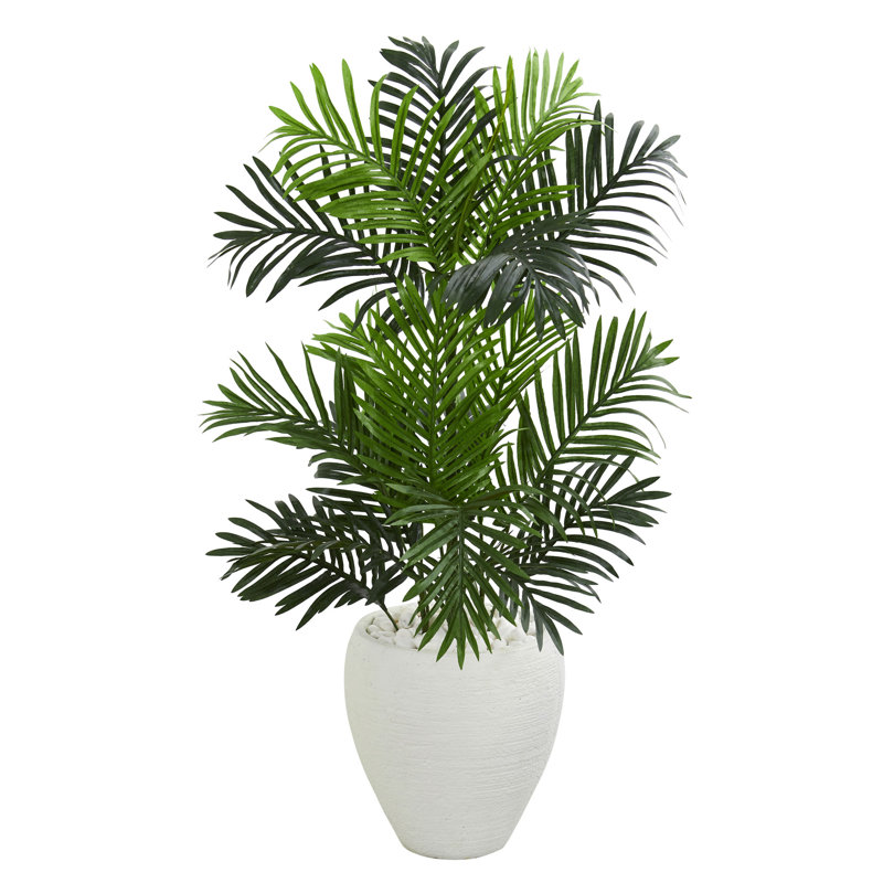 Palmier artificiel 26,5" en pot de fleurs