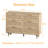 6-Drawers Rattan Storage Cabinet Rattan Drawer-393634071-393634070