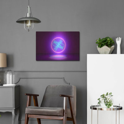Ivy Bronx «Neon Reactor» par Luxe Portfolio, art mural en métal