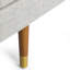 Chaise longue à accoudoirs carrés capitonnés Davidjeremiah-250410552