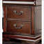 Table de chevet 2 tiroirs Traditional