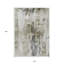 Tapis intérieur gris lavable abstrait 10 pi x 14 pi