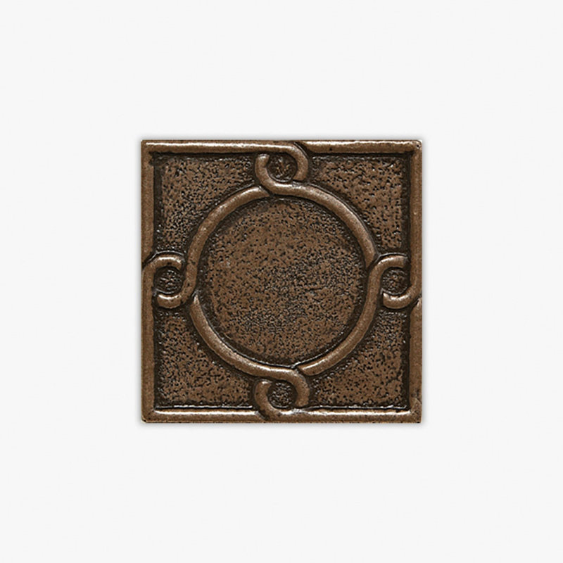 Bronze Natural Threads Polyurethane 2x2 Decorative Insert, Bronze