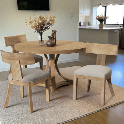 Sipos Fabric Upholstered Side Dining Chairs