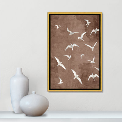 Flight Brown Print by Kimberly Allen