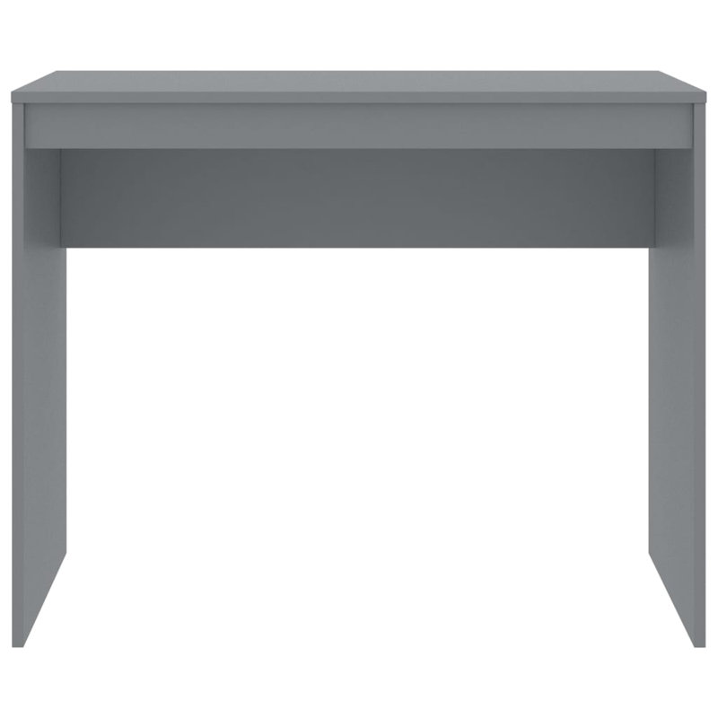 Bureau en bois d'ingénierie Neelam, Gris