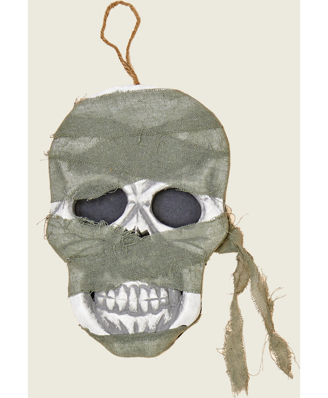 Visage de maman 14 po Halloween, Gris