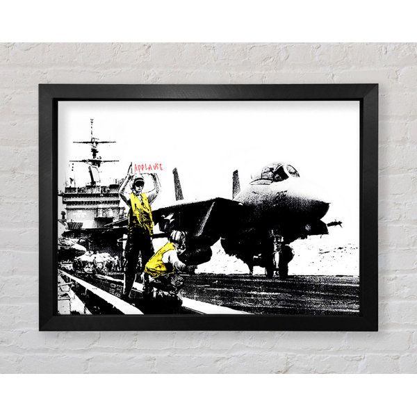 Bright Star Navy Applause - Single Picture Frame Print | Wayfair.co.uk