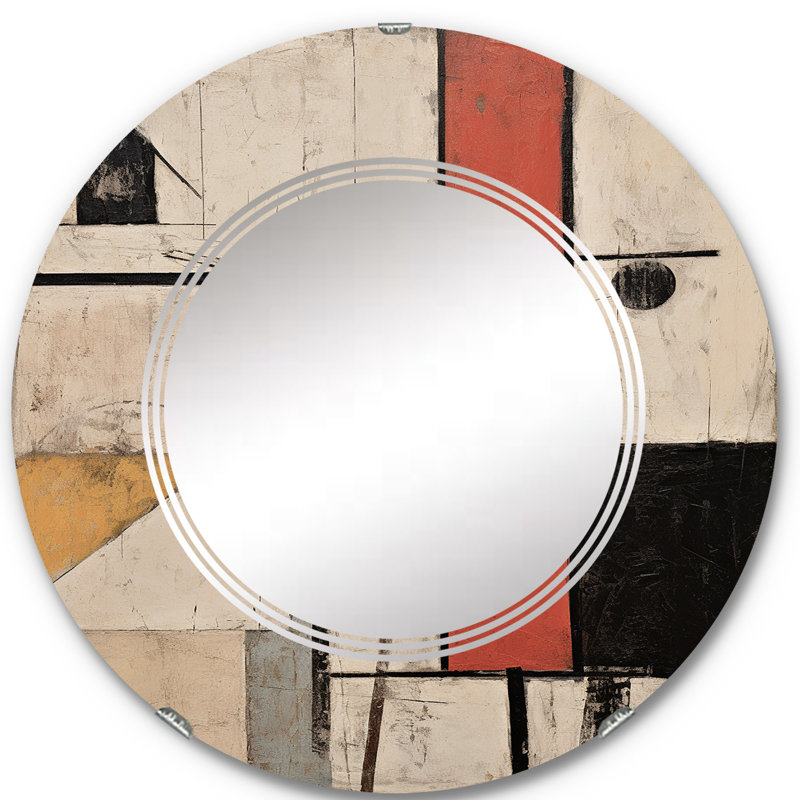 Coldagh - Modern Wall Mirror Round, 24 po x 24 po