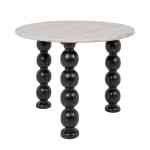 Table de bistro avec plateau en marbre