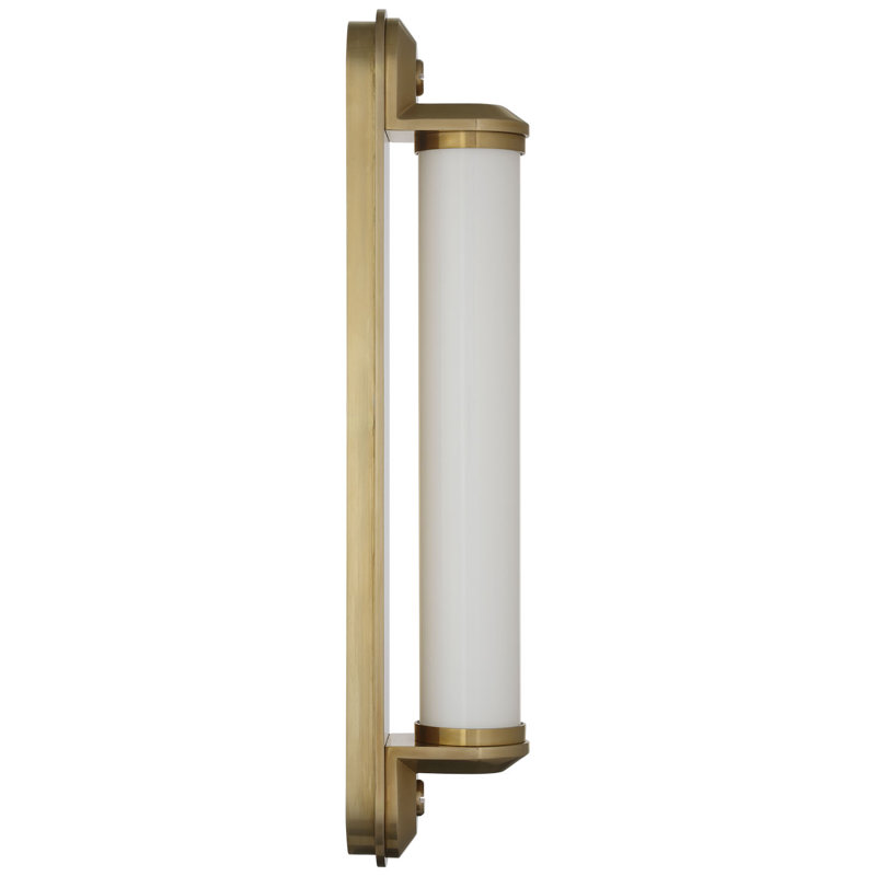 Ralph Lauren Belgrave 32" Linear Bath Light, 18" H x 3" W x 3.75" D, Natural Brass, 1200 W
