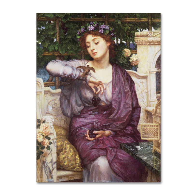 «Libra and Sparrow», reproduction sur toile tendue, H 19 po x l 14 po