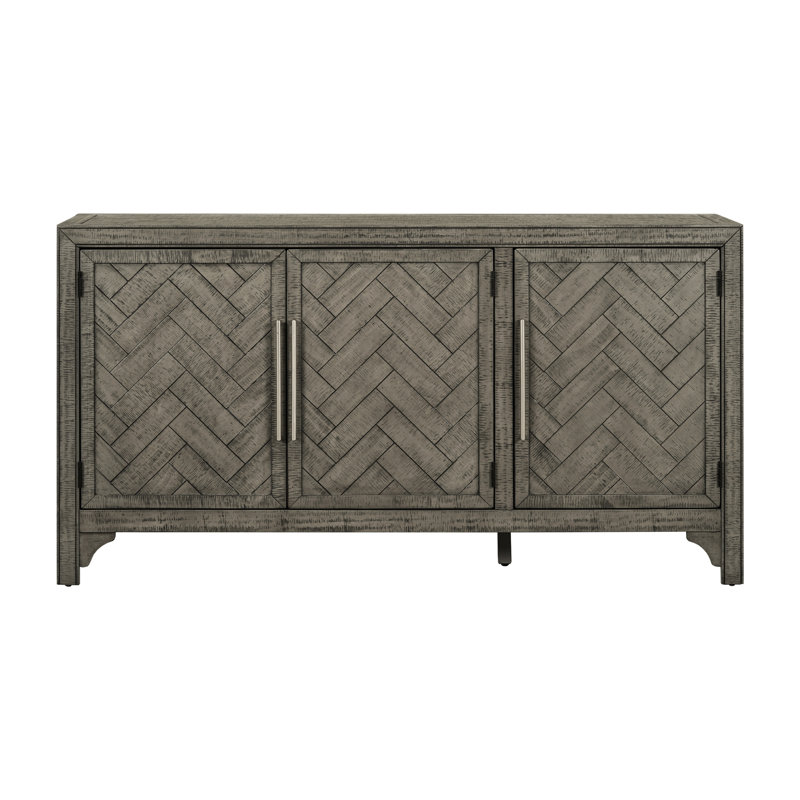 Buffet Ustyle en placage de pin gris
