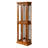 Curio Cabinet With Internal Lighting & Adjustable Shelving In 6 Shelves Magnetic Doors-1047647823