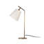Lampe de table élégante en métal, finition blanche et rétro, 6,3 po x 11,0 po x 26,4 po | Corps en métal durable, douille E27 (40 W maximum) | Câble de 78,7 pouces, indice de protection IP20 | Parfait pour le salon, la chambre à coucher ou le bureau, solution d'éclairage élégante et fonctionnelle-276921727