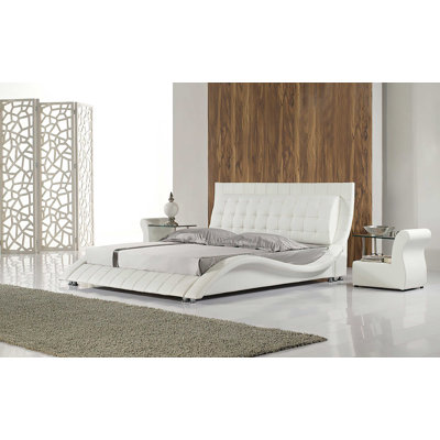 Upholstered Sleigh Bed