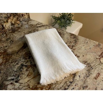 Martex Fringed White Finger Tip Towel