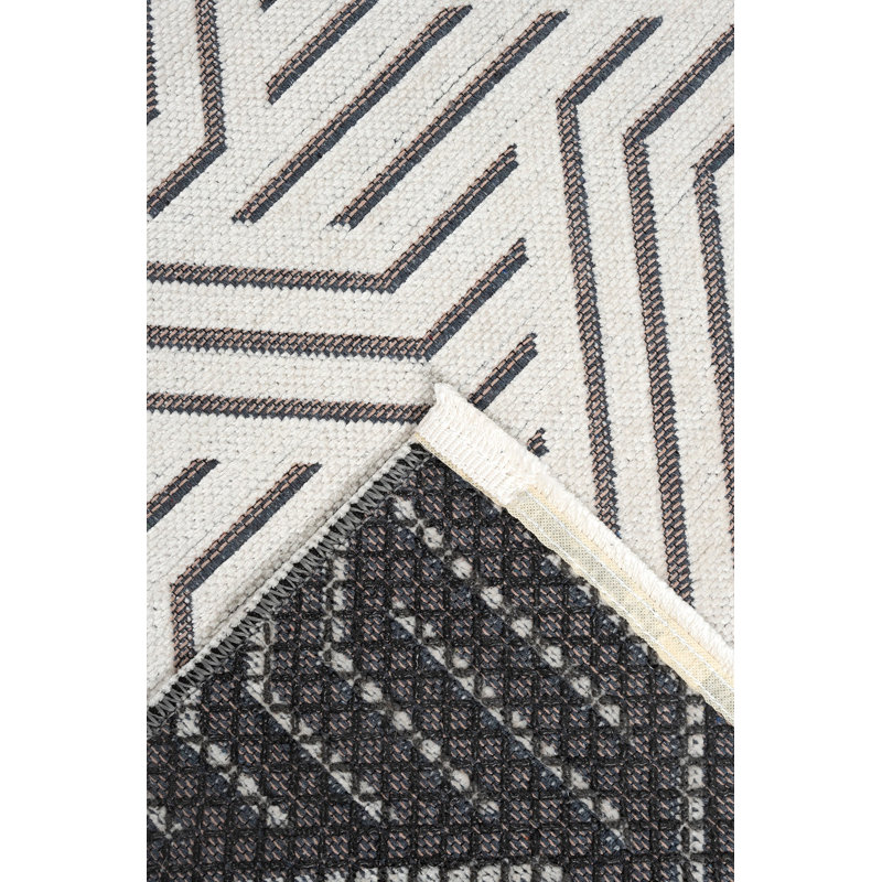Amiliya Solid Colour Chenille Area Rug, Rectangle 12'6" x 6'8"