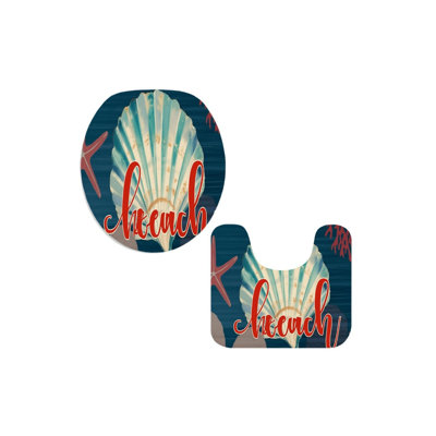 Ensemble de 2 tapis de bain Coastal Shell