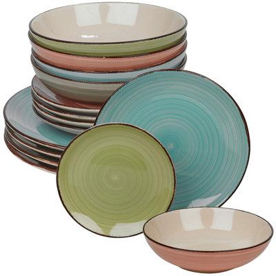 Ceramic Dinnerware Set 12 Piece - Service for 4