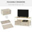 TV Stand Cabinet With 2 Foldable Drawers-311135663