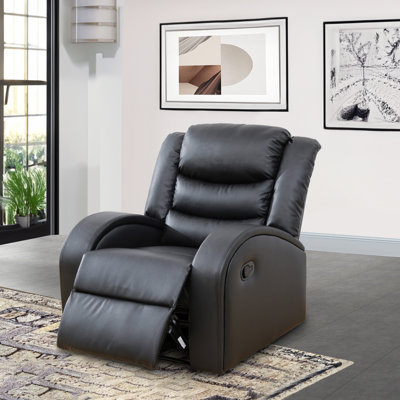 Faux Leather Home Theater Seat