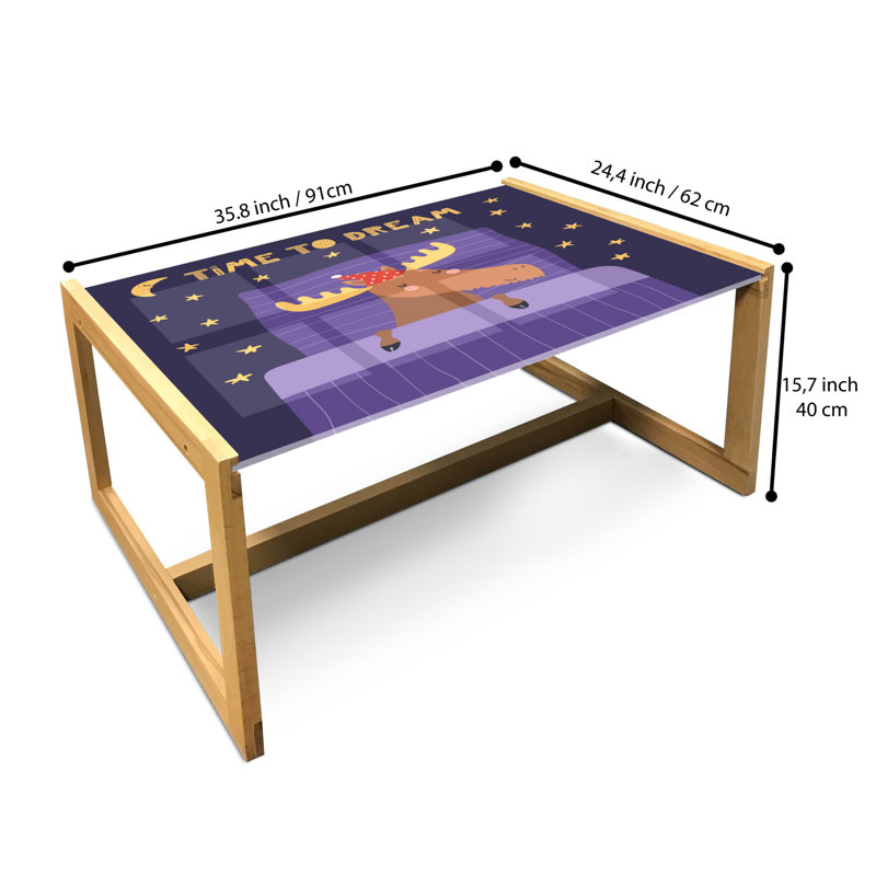 Jade-Marie Sled Coffee Table, 90cm H x 62cm W x 40cm D