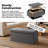  30"/43" Wide Upholstered Storage Ottoman Multi-Functional for Living Room, Bedroom, Coffee Table, Pet Step-1042895500