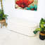 Banc blanc Cabana avec rangement