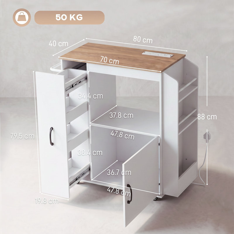 Particle Board / Chipboard Bar Cart