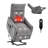 Chenille Single Motor Power Lift Recliner Chair With Massage And Heat-591503571