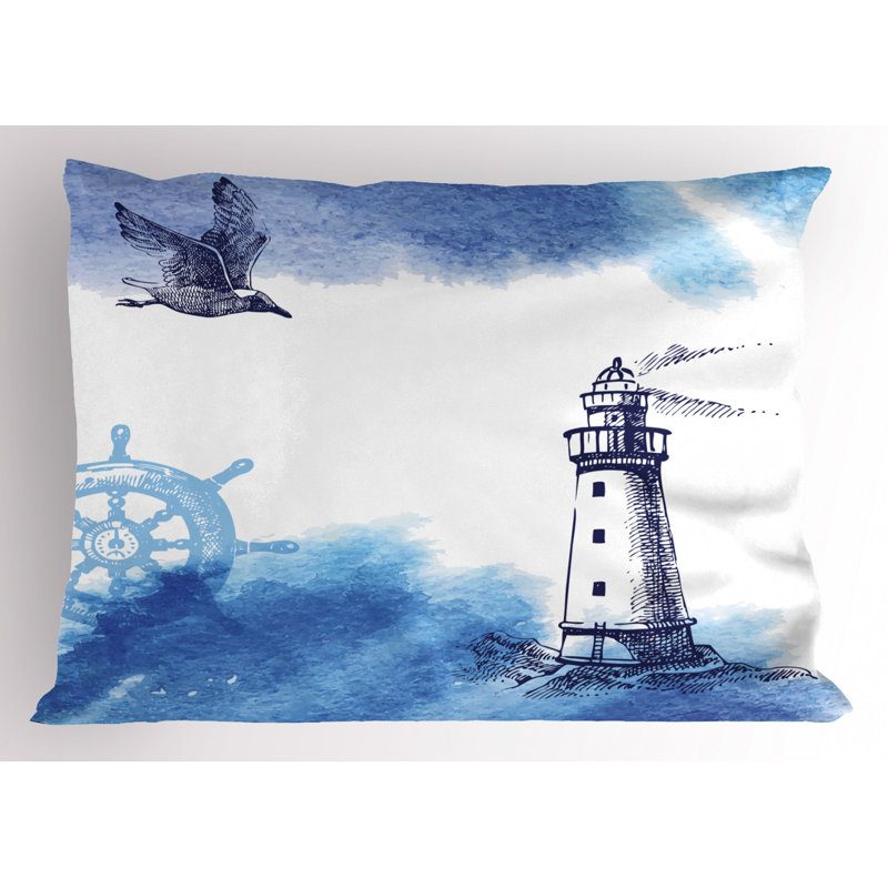 Narwhal Polyester Sham Set, Twin