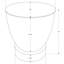 Table d'appoint, tambour, table de bout, table de bout, lampe de chevet, salon, chambre à coucher, table de bout