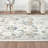 Nekiesha Ivory/Gray Floral Traditional Indoor Performance Area Rug-941891349