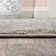 Elm Diamond Stripe Geometric Shag Gray/Ivory Rug